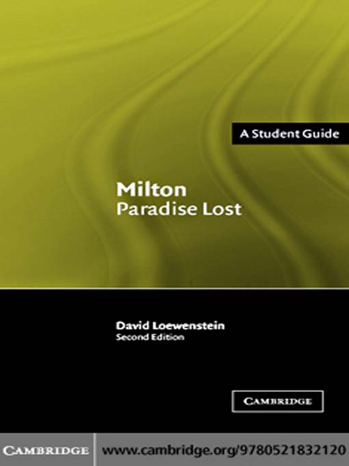 Title details for Milton by David Loewenstein - Available